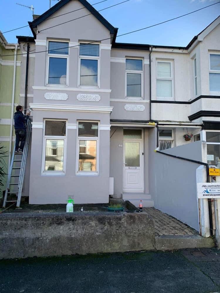 Completed roof replacement project in St Ives