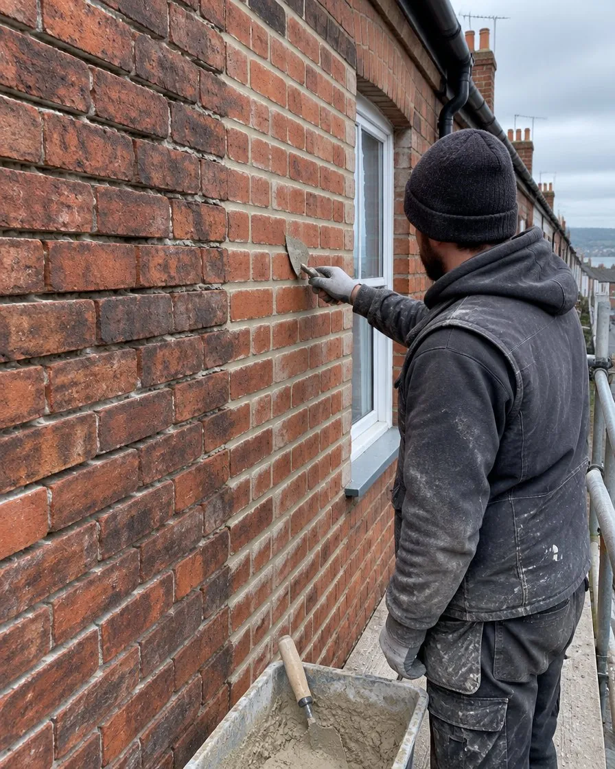 Brickwork and repointing in St Ives