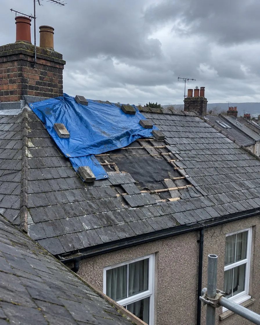 Storm damage and insurance work in St Ives